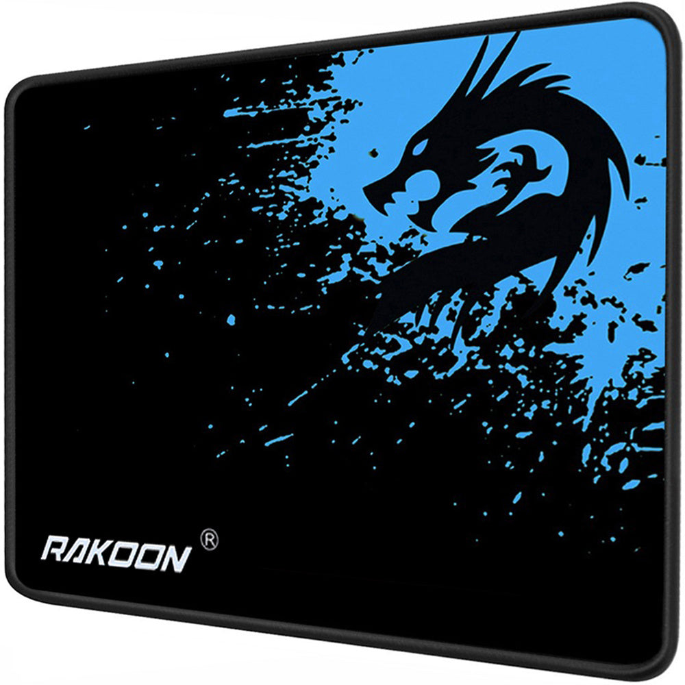 Mouse pad with dragon design and Rakoon branding
