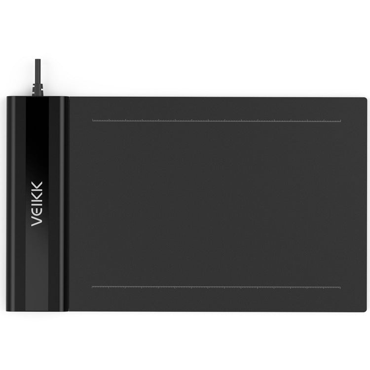 Black graphic tablet with 'VEIKIK' branding on a white background