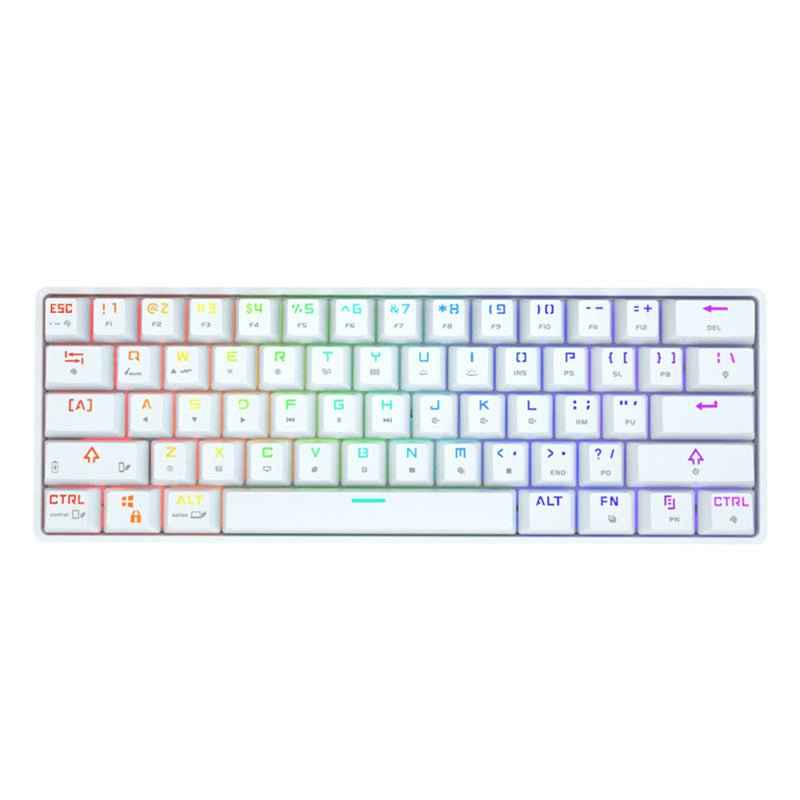 ๐ Wireless Bluetooth Mechanical Keyboard โ Colorful PBT Keycaps & Dual Mode Connectivity ๐ฎ - TechTronic