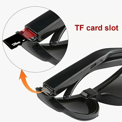 Black device with a TF card slot highlighted on a white background