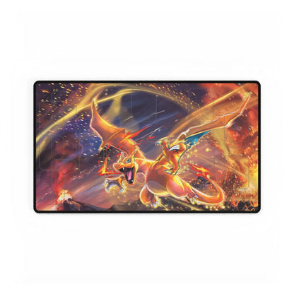 Large mouse pad with a dragon design on a white background
