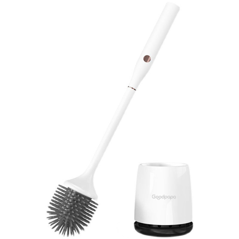 White kitchen brush with black bristles and Goodpapa branding on a white background