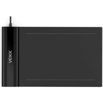 Black graphic tablet with 'VEIKIK' branding on a white background