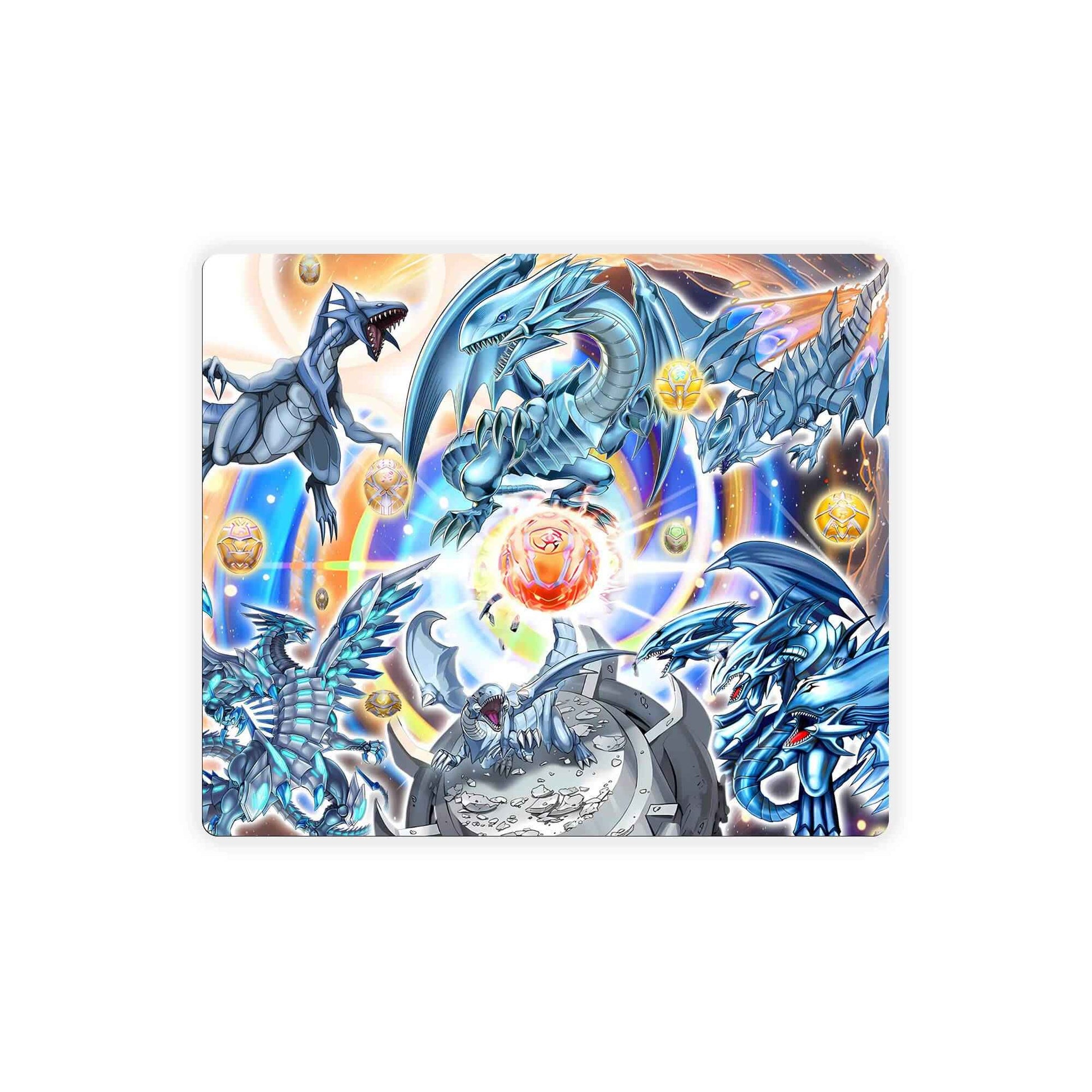 Heratic Seals Blue Eyes White Dragon Mouse Pad
