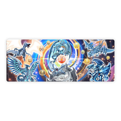 Heratic Seals Blue Eyes White Dragon Mouse Pad