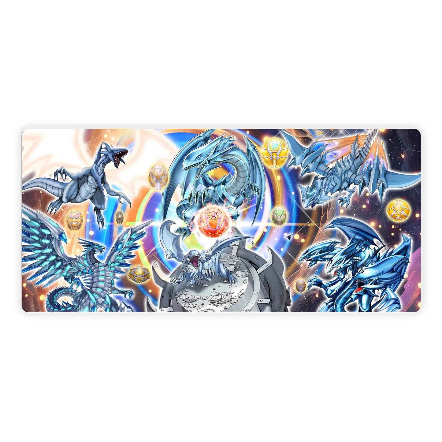 Heratic Seals Blue Eyes White Dragon Mouse Pad
