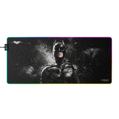 Gaming mouse pad with Batman design on a white background