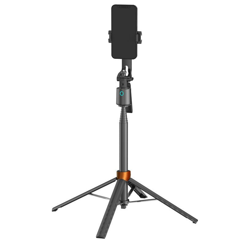 Phone holder with tripod on a white background