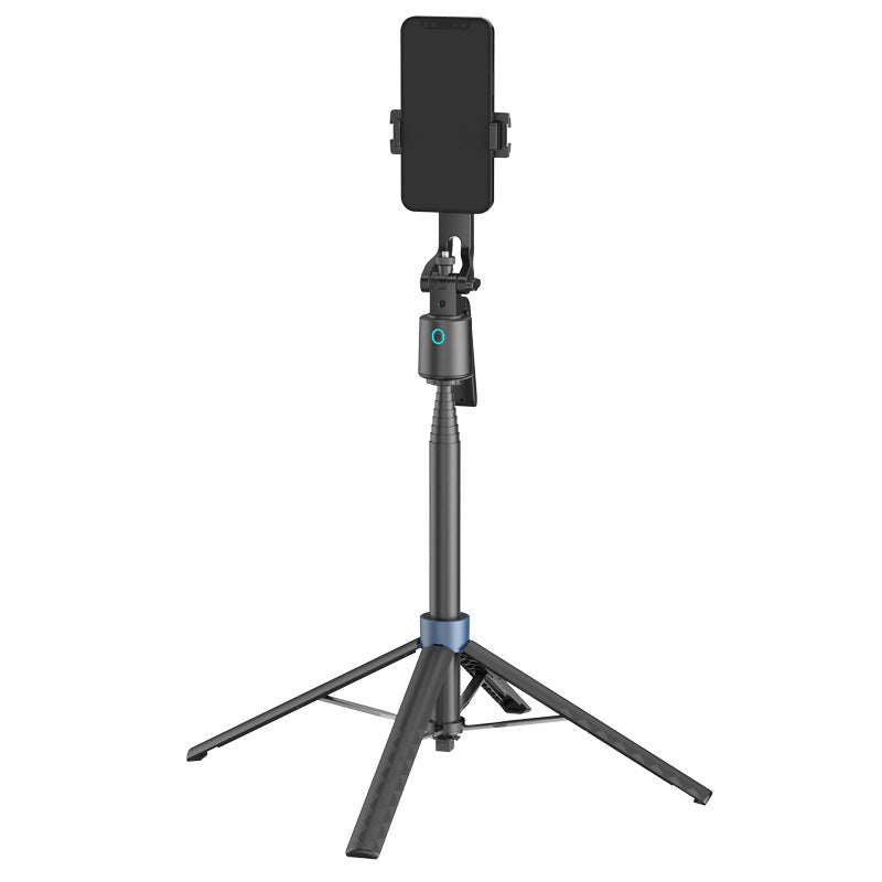 Phone holder with tripod on a white background