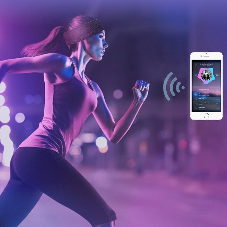 Bluetooth Sleep and Sports Headband with Built-In Speakers - TechTronic