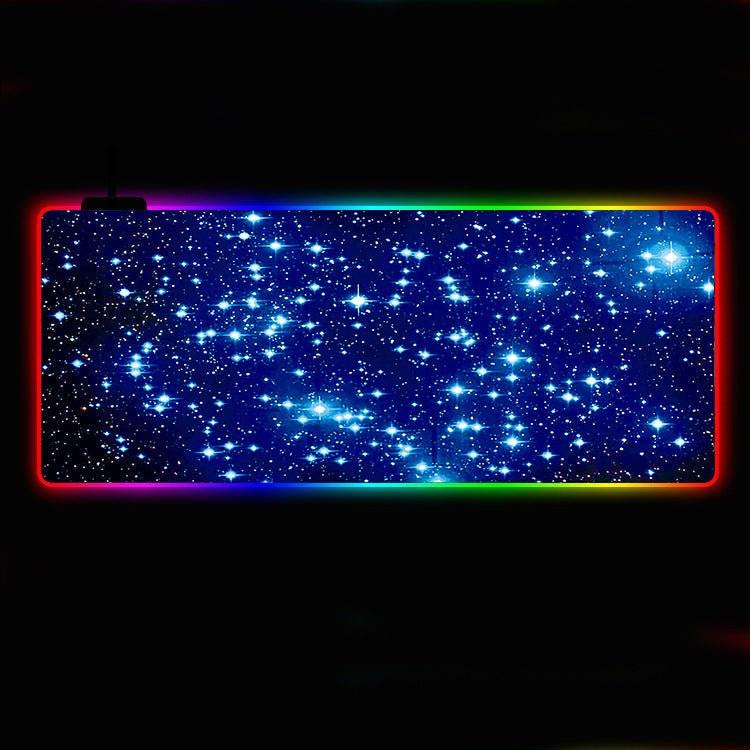 Cool Colorful RGB Luminous Mouse Pad – 300×800mm, USB-Powered, Non-Slip Gaming Mat - TechTronic
