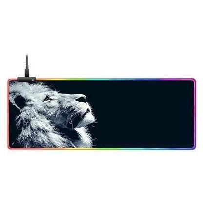 Cool Colorful RGB Luminous Mouse Pad – 300×800mm, USB-Powered, Non-Slip Gaming Mat - TechTronic