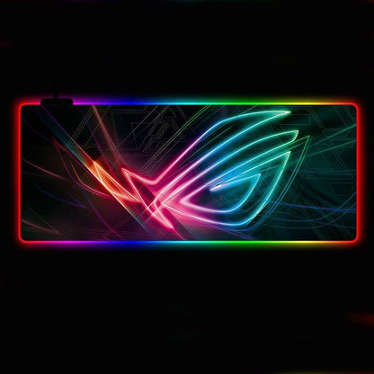 Cool Colorful RGB Luminous Mouse Pad – 300×800mm, USB-Powered, Non-Slip Gaming Mat - TechTronic