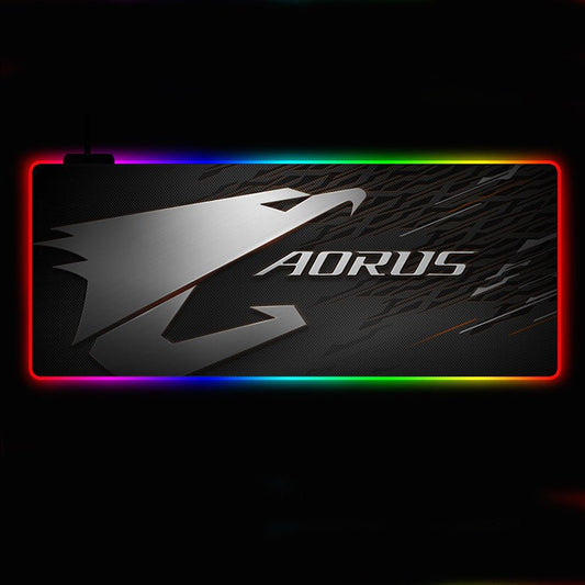 Cool Colorful RGB Luminous Mouse Pad – 300×800mm, USB-Powered, Non-Slip Gaming Mat - TechTronic