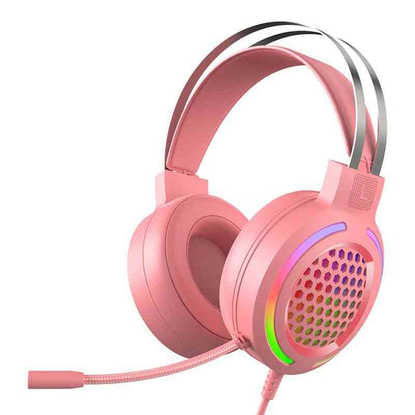 H500 Holloway RGB Gaming Headset with RGB lighting on a white background