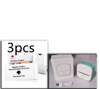 Mini Bluetooth Thermal Label Printer - Inkless Portable Pocket Printer - TechTronic