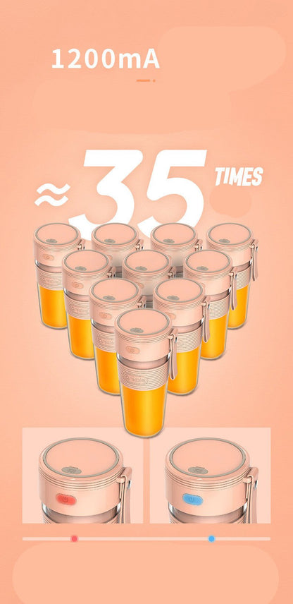 Illustration of multiple small containers with a power indicator on a peach background, showing 1200mA and '35 times'.