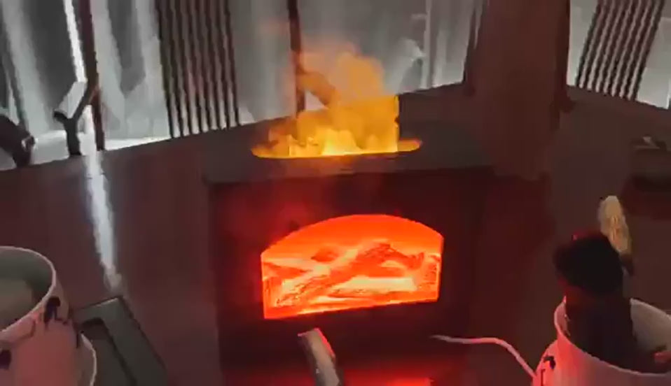 Simulated Fireplace Air Humidifier Flame