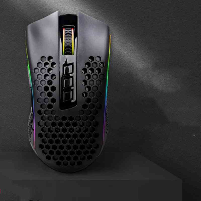 Redragon Storm Wired RGB Gaming Mouse – 8 Programmable Buttons, 6200 DPI Sensor