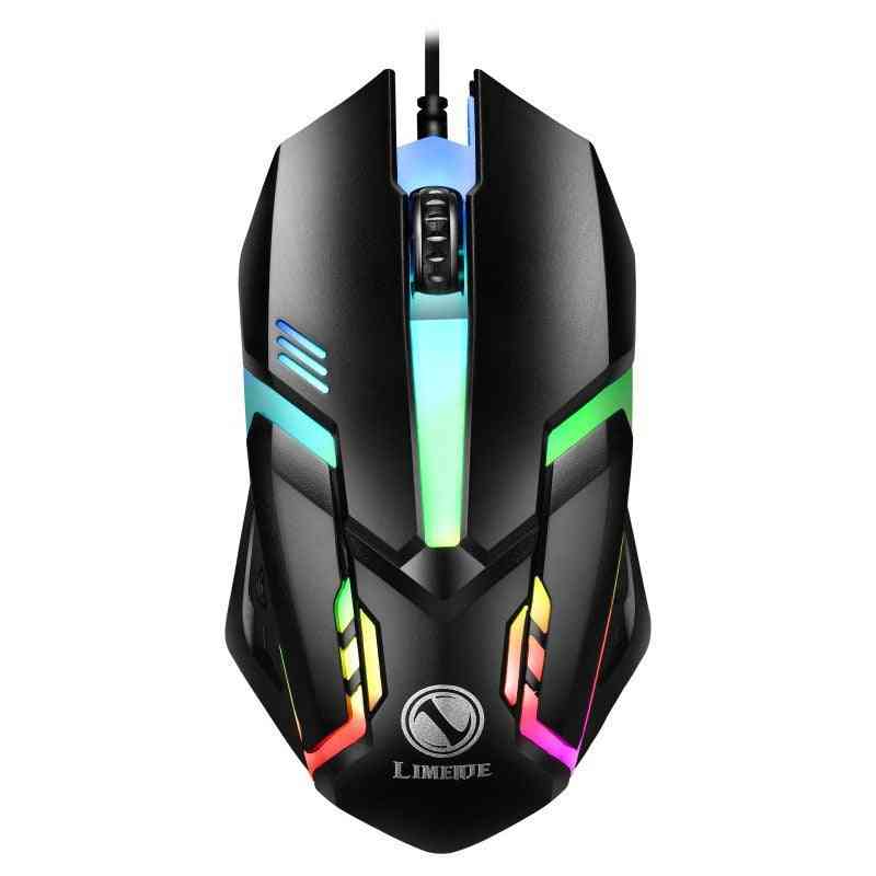 RGB Gaming Mouse with RGB lighting on a white background