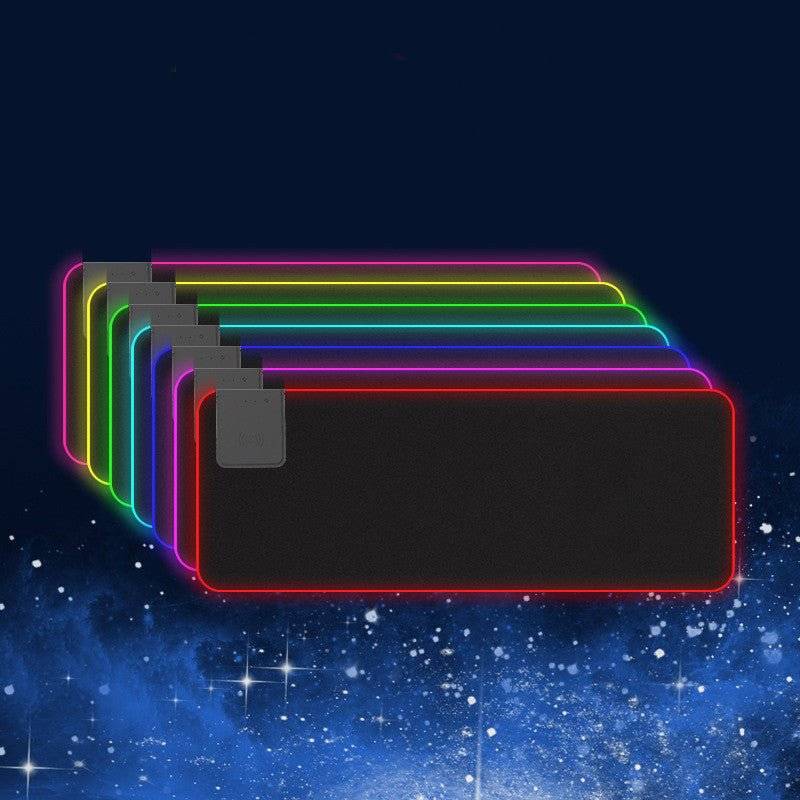 RGB Glowing Wireless Charger Mouse Pad – USB Hub, Non-Slip Gaming Desk Mat - TechTronic