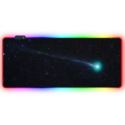 RGB LED Gaming Mouse Pad - Extended Non - Slip Desk Mat with Heat Transfer Design - TechTronic