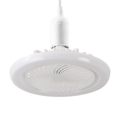 White ceiling fan on a white background
