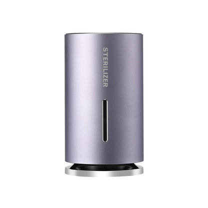 Purple sterilizer on a white background