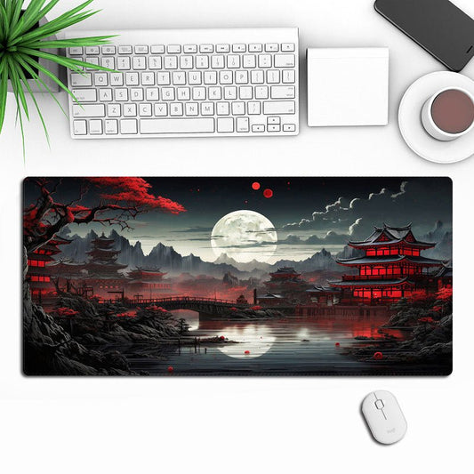 Style 17 Extended Gaming Desk Mat | Non - Slip Rubber Base | 400x900mm | 2mm / 3mm / 4mm - TechTronic