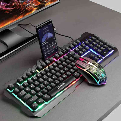 T21 Backlit Computer Keyboard and Mouse Combo