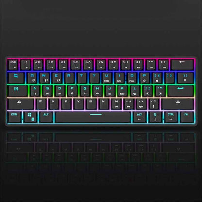 🌈 Wireless Bluetooth Mechanical Keyboard – Colorful PBT Keycaps & Dual Mode Connectivity 🎮 - TechTronic