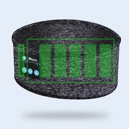 Wireless Bluetooth V5.0 Sports Headband With Music Call Stereo Shading Sleep Headband - TechTronic
