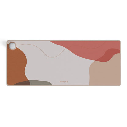 Phone case with abstract design on a white background