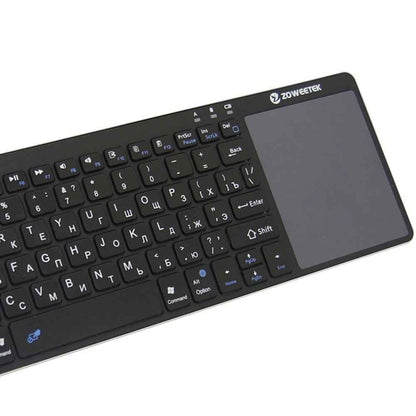🎮 Zoweetek K12BT-1 Mini Wireless Bluetooth Keyboard with Touchpad Russian,English&Spanish Support🌍 - TechTronic